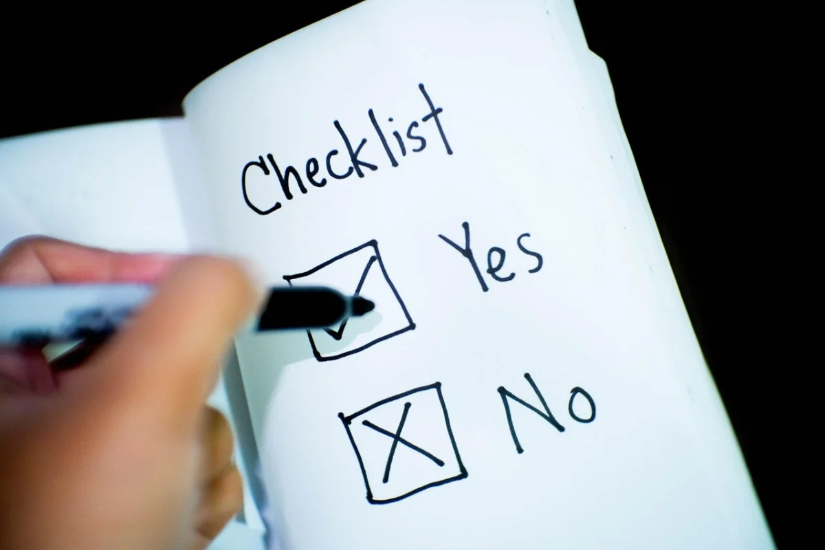 financial checklist 2025